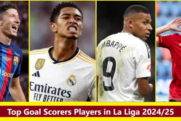 Top Goal Scorers Players in La Liga 2024/25