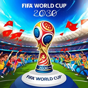 2030 FIFA World Cup Logo Football Fixtures & Results