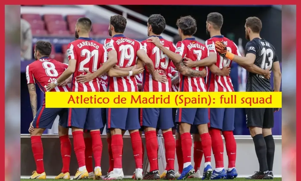2025 FIFA Club World Cup Group B Standings: Live Points Table & Match Results 3 Atletico Madrid full squad