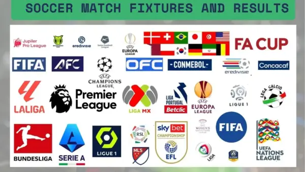 Soccer Match Fixtures and Results