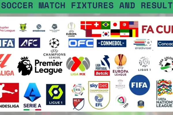 Soccer Match Fixtures and Results