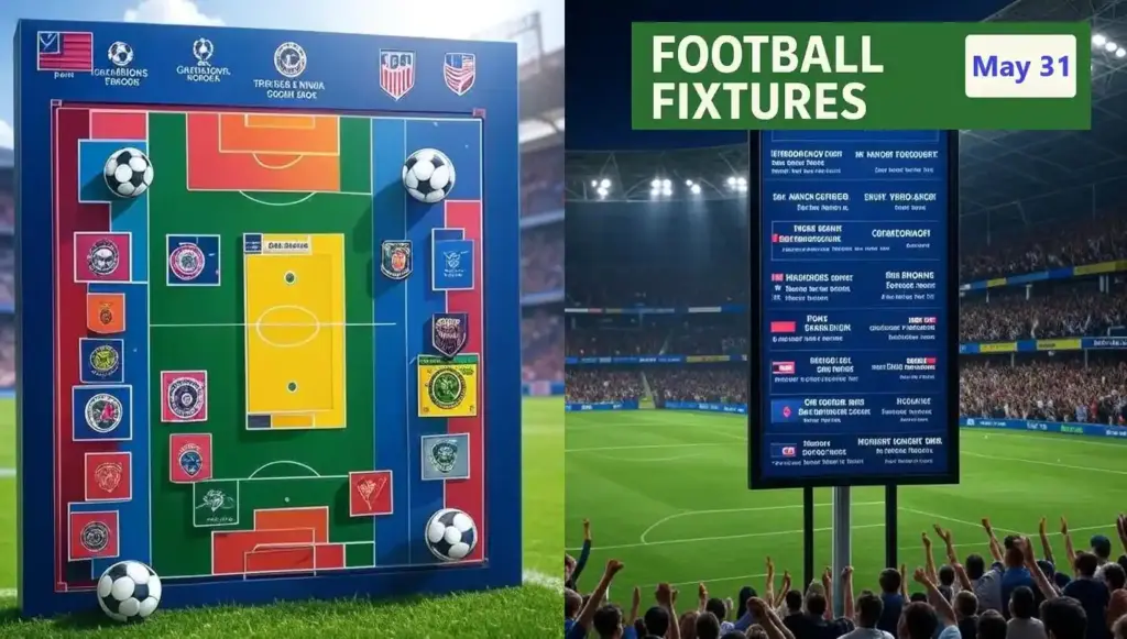 Today Soccer Match Fixtures and Results - 31 May 2025