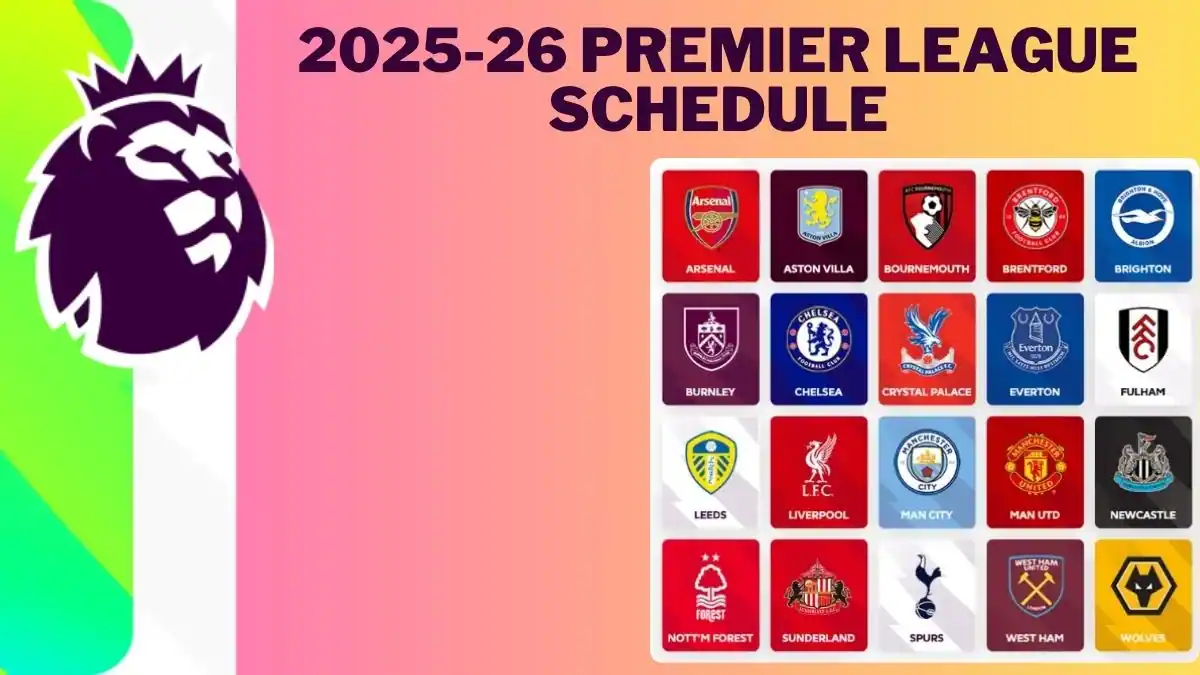202526 Premier League schedule Full DateWise Fixtures