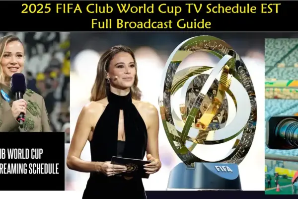 2025 FIFA Club World Cup TV Schedule EST 6 2025 FIFA Club World Cup TV Schedule EST – Full Broadcast Guide
