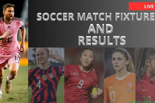 Soccer Match Fixtures and Results