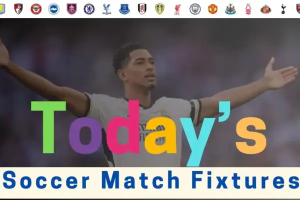 Today’s Soccer Match Fixtures and Results