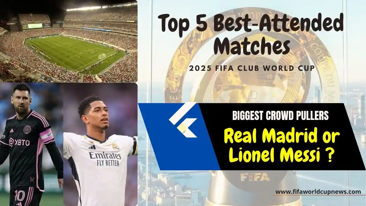 Top 5 Best‑Attended Matches at the 2025 FIFA Club World Cup