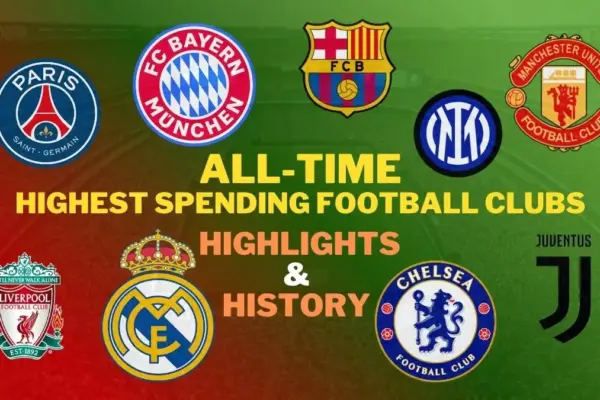 Top 10 Highest Spending Football Clubs of All Time