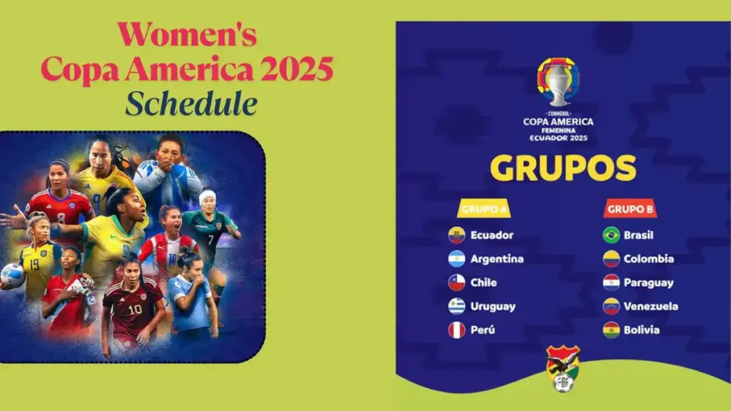 Copa America 2025 Fixtures 4 Women's Copa America 2025 Schedule
