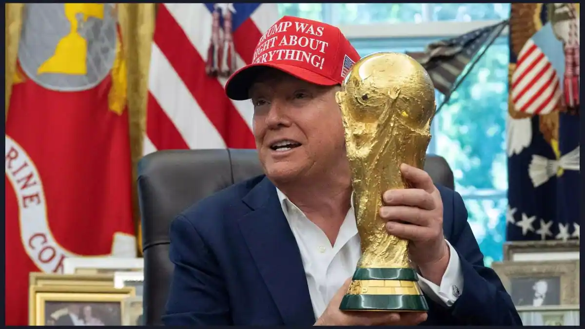 Why did Donald Trump receive the first 2026 FIFA World Cup ticket