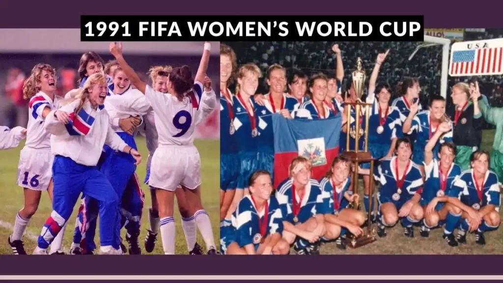 Women's Soccer History 3 1991 FIFA Women’s World Cup - United States women's national soccer team