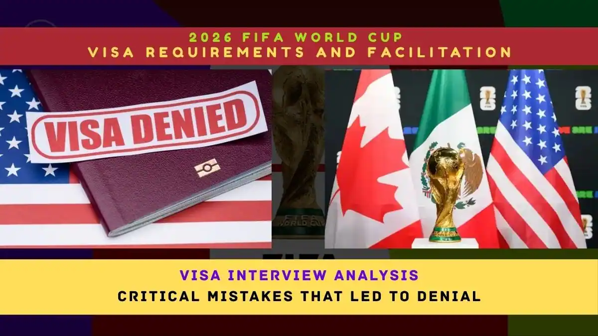 2026 FIFA World Cup Visa Interview Analysis Five Critical Mistakes That Led to Denial