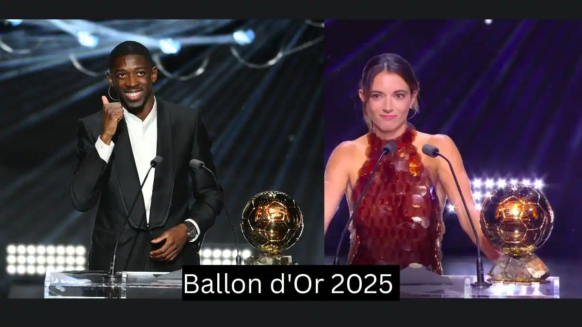 Ballon d'Or 2025 Live Stream Ousmane Dembele and Aitana Bonmati named best footballers in the world