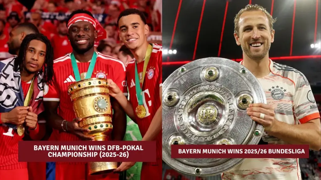 Men’s UEFA Club World Ranking (2025-26) 3 Bayern Munich wins DFB-Pokal championship and 202526 Bundesliga Title
