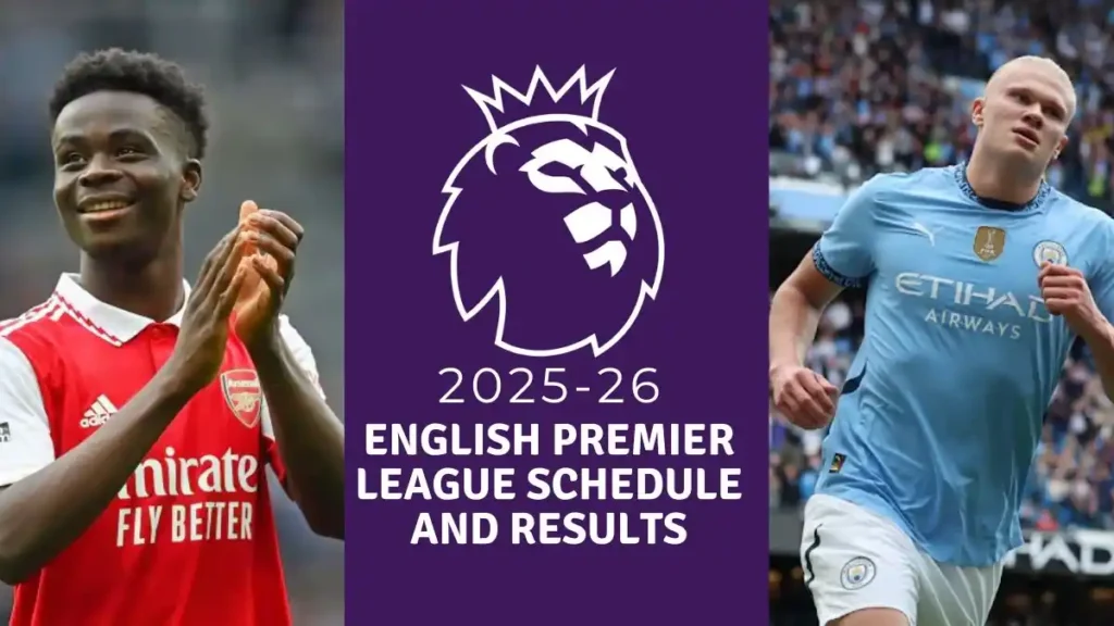Premier League Table & Standings 2 English Premier League Schedule and Results