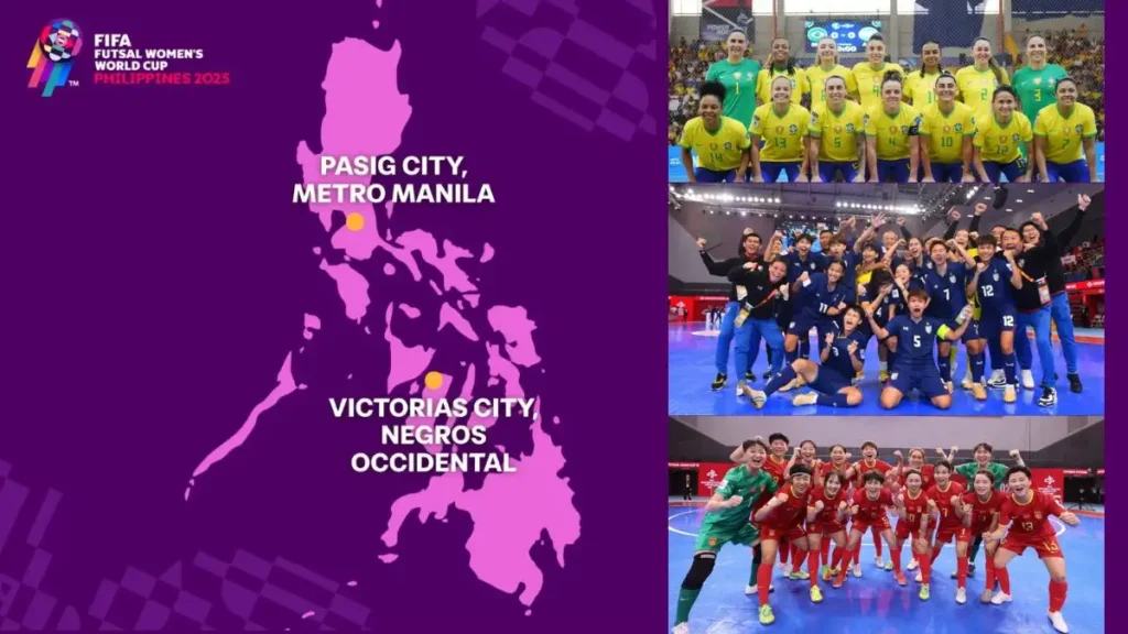 FIFA Futsal Womens World Cup 2025 Philippines - teams, host, Stadium, TV Broadcasting, Groups