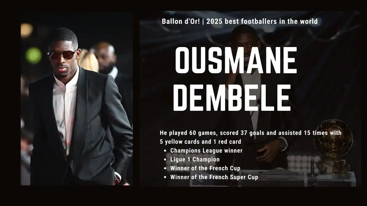 Ousmane Dembele wins Ballon d'Or! and 2025 best footballers in the world