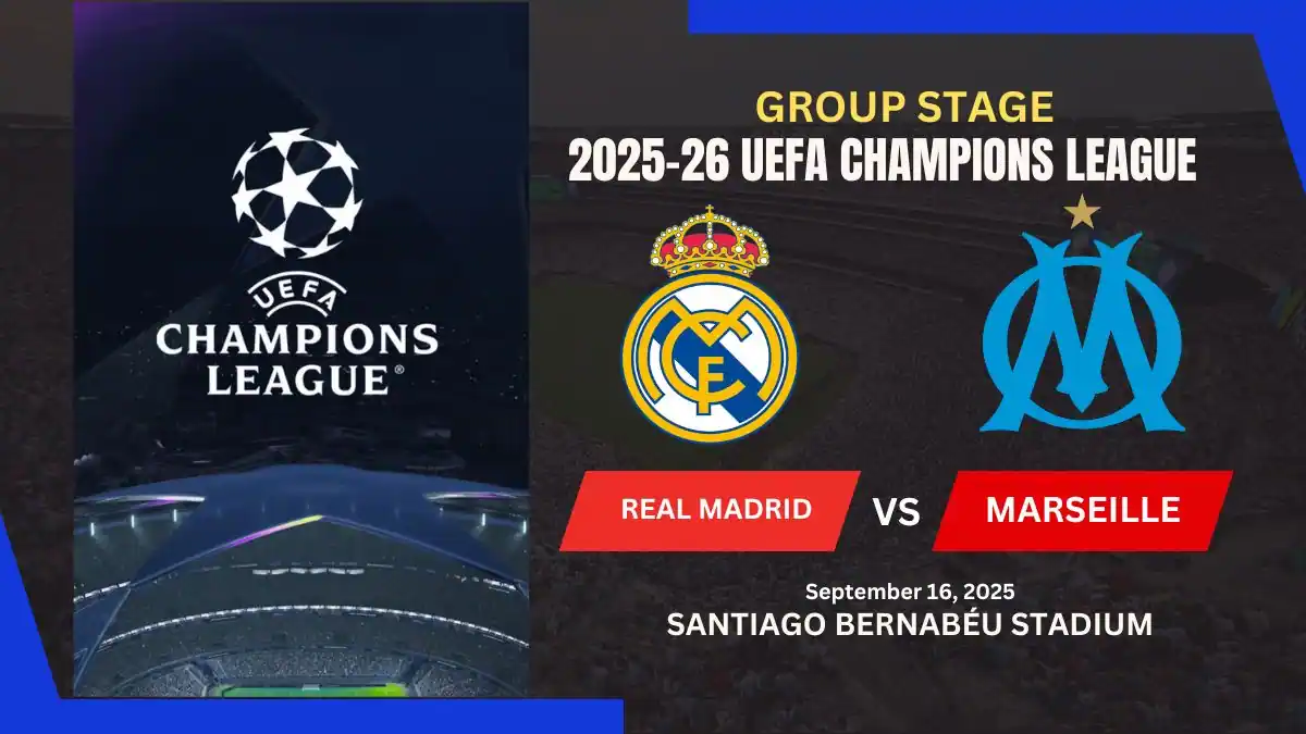 Real Madrid vs Marseille 2025-26 UEFA Champions League Match Preview