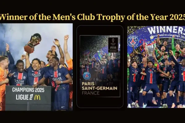 Winner of the Men's Club Trophy of the Year 2025