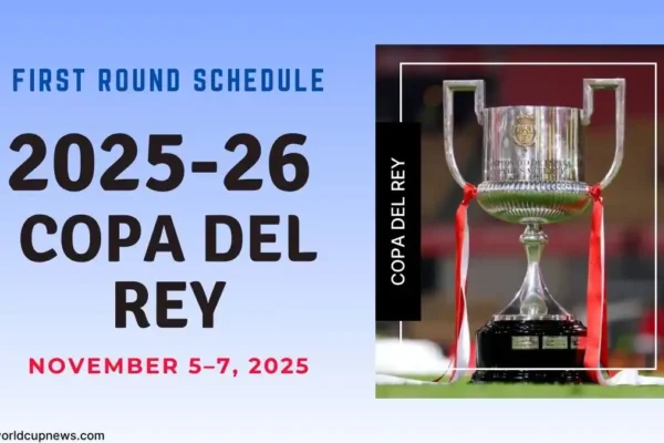 2025-26 Copa del Rey First Round Schedule Full Fixtures, Dates & Key Information