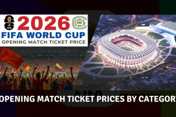 2026 World Cup opening match ticket Price