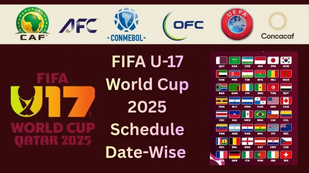 FIFA U-17 World Cup 2025 Schedule -Date-Wise