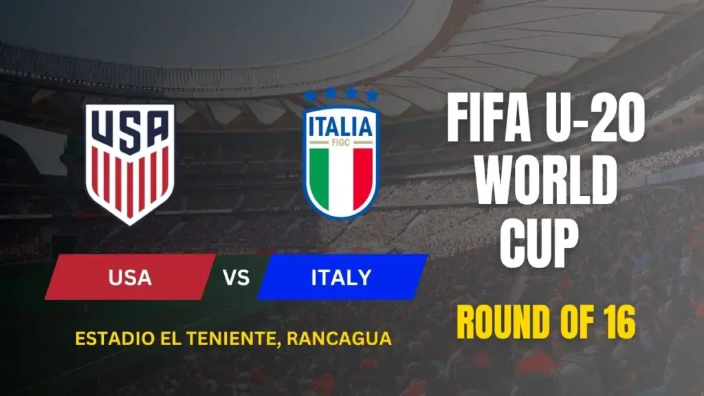 Today's FIFA U-20 World Cup 2025 Round of 16 Matches: USA vs Italy and Morocco vs South Korea – Schedule, Preview, and How to Watch 3 USA vs Italy FIFA U-20 World Cup 2025 Round of 16