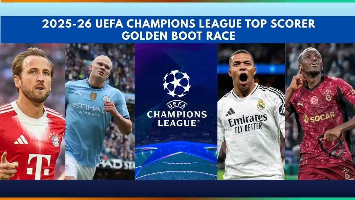 2025-26 UEFA champions league top scorer - Golden Boot Race