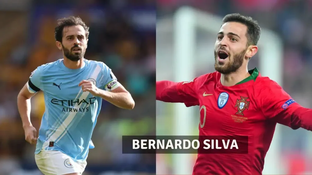 Bernardo Silva Premier League club Manchester City, and the Portugal national Soccer team