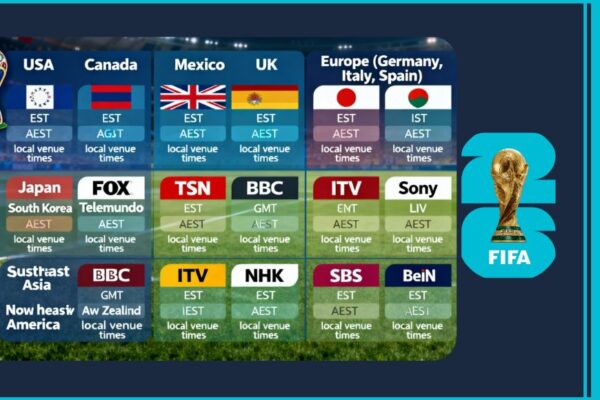 FIFA World Cup 2026 Global Broadcasting Coverage Complete Guide to TV Channels and Time Slots Worldwide