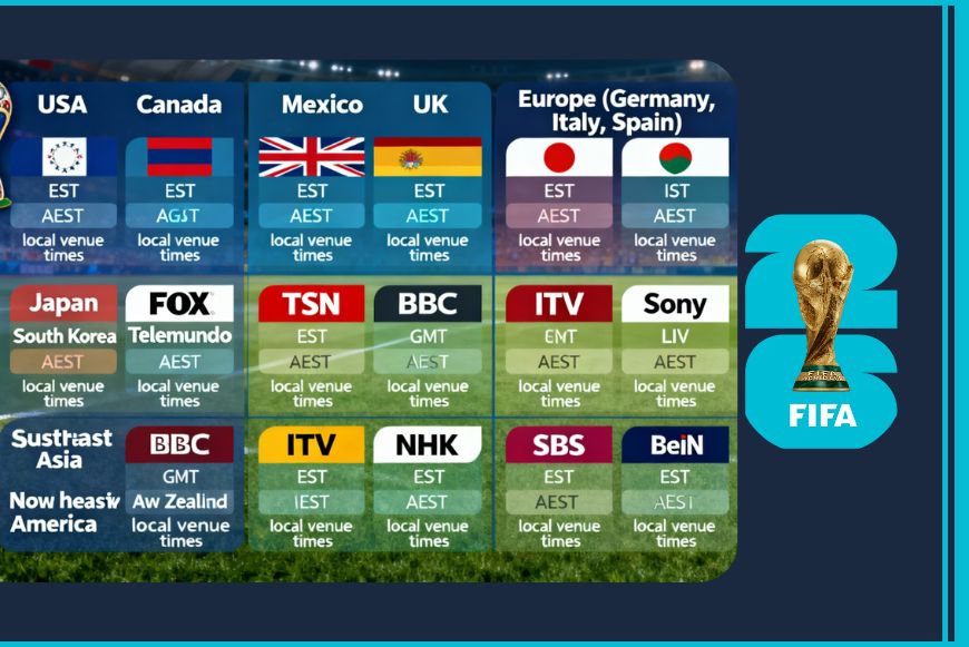 FIFA World Cup 2026 Global Broadcasting Coverage: Complete Guide to TV Channels and Time Slots Worldwide 1 FIFA World Cup 2026 Global Broadcasting Coverage Complete Guide to TV Channels and Time Slots Worldwide