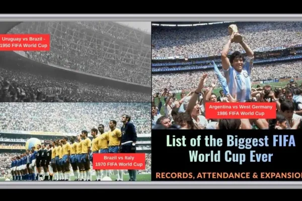 List of the Biggest FIFA World Cup Ever Records, Attendance & Expansion