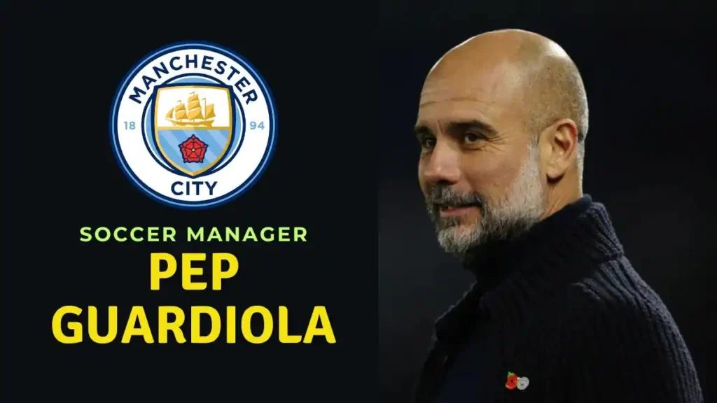 Pep Guardiola Soccer Manager - Manchester City football Club
