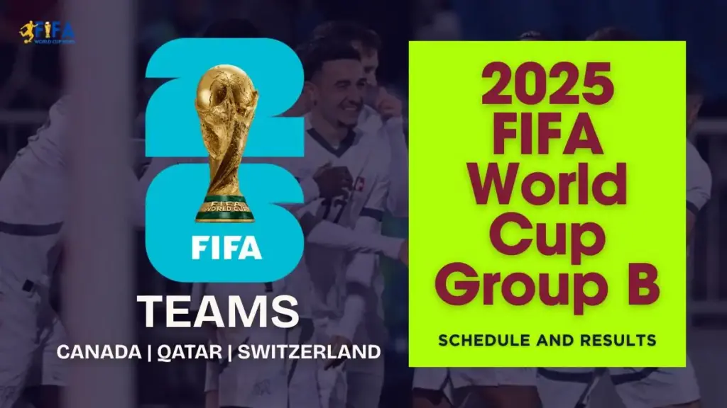 2026 FIFA World Cup Group B Teams Standings Matches Squads