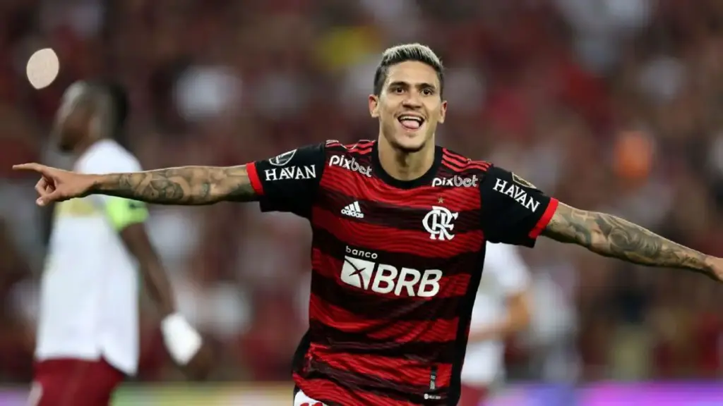 Brazilian footballer Pedro Flamengo Centre-Forward
