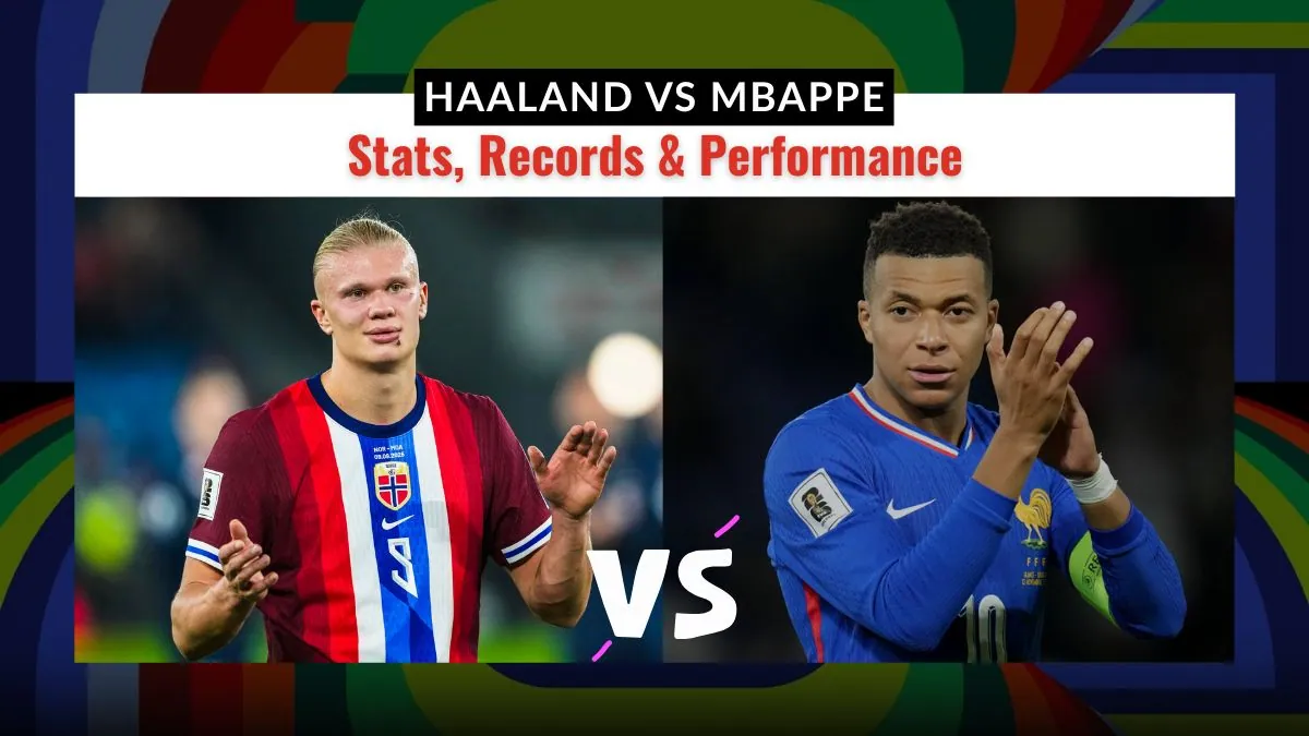 Haaland vs Mbappe - Stats, Records & Performance