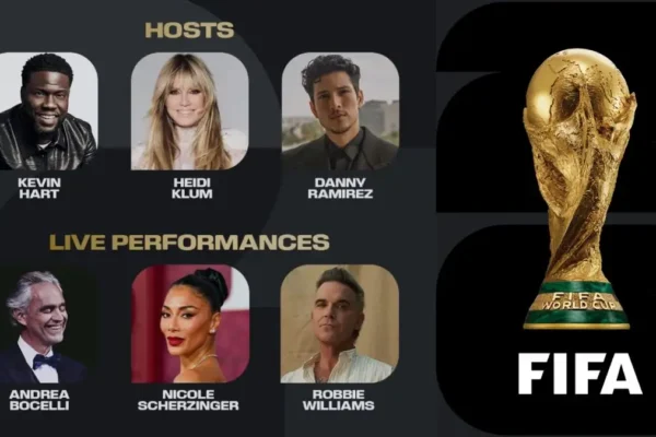 Star-Studded Entertainment Line-Up Announced for FIFA World Cup 2026 Final Draw Heidi Klum, Kevin Hart, and More Set to Shine