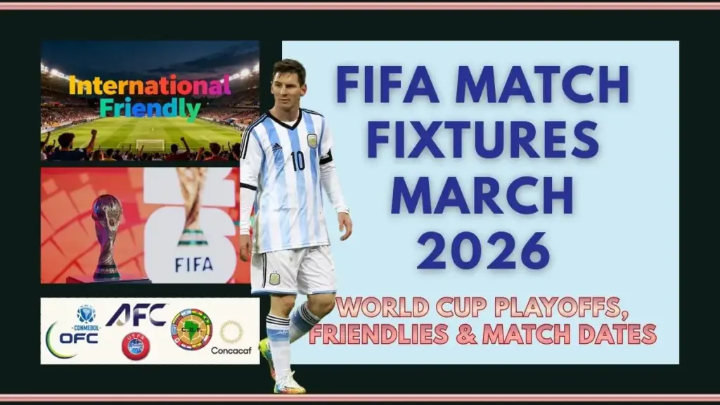 FIFA World Cup 2026: Confirmed Groups, March Playoff Drama, and Full Match Schedule 3 FIFA Match Fixtures March 2026 - World Cup Playoffs, Friendlies & Match Dates