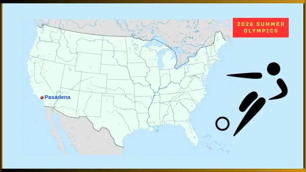 2028 Summer Olympics Soccer 2 Location of the host cities of the 2028 Summer Olympics Soccer