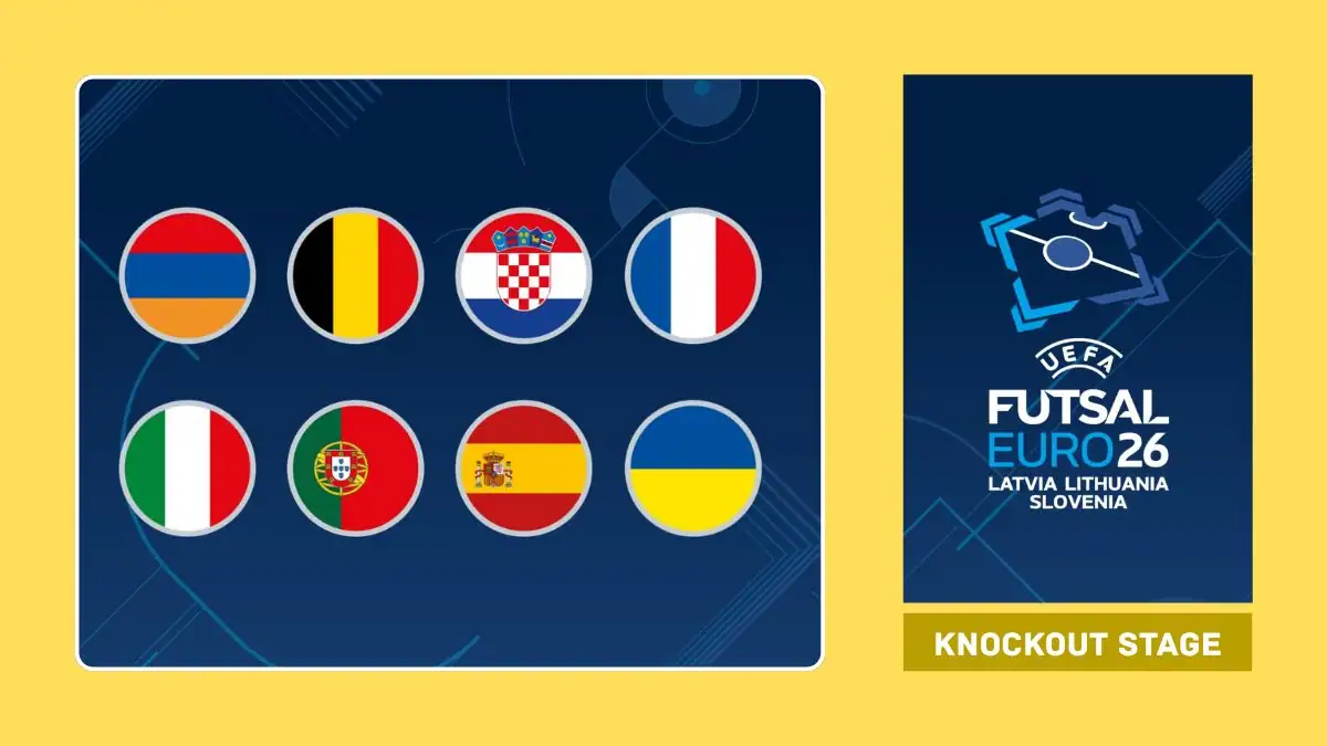 UEFA Futsal Euro 2026 Knockout Stage Complete Guide Teams, Key Players and Fixtures - Quarterfinals, Semifinals, finals