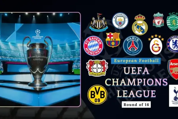 2025-26 UEFA Champions League Round of 16 Preview Fixtures, and Qualified Teams