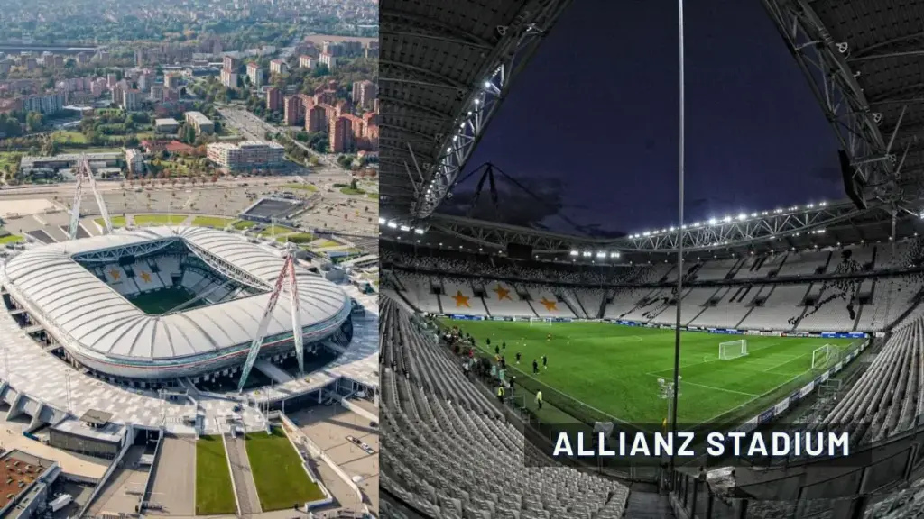 Juventus vs VfL Wolfsburg Women — UEFA Women's Champions League 3 Allianz Stadium Juventus Home Ground Torino TO, Italy - Soccer Stadium