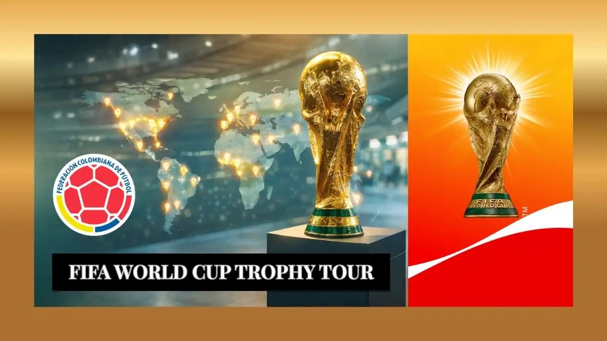 FIFA World Cup Trophy Tour Arrives in Colombia – Massive Crowds Welcome the Iconic Trophy in Bogotá