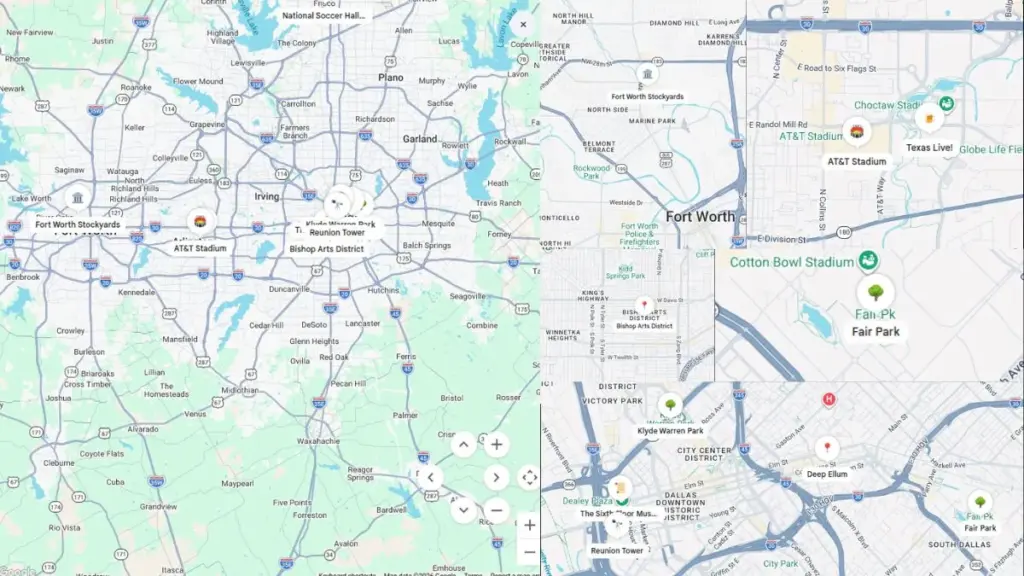 Top 10 things to do in Dallas during the 2026 World Cup 2 Map of the best places in Dallas during the 2026 FIFA World Cup