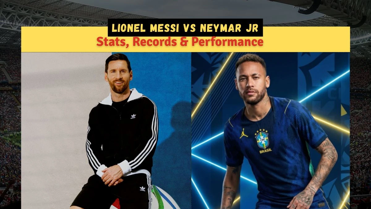 Lionel Messi vs Junior Neymar Stats 1 Lionel Messi vs Junior Neymar - Stats, Records & Performance