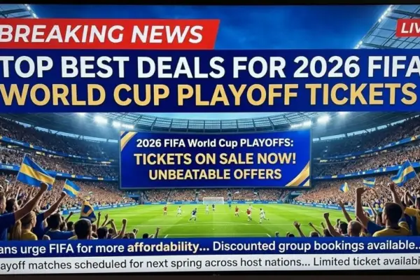 Top Best Deals for 2026 FIFA World Cup Playoff Tickets The Ultimate Value Guide