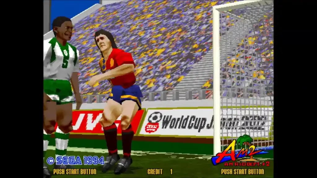 Ranking the Top 10 Soccer Video Games of All Time 6 Virtua Striker (1994)