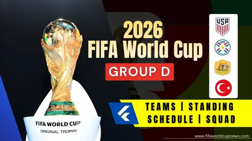 2026 FIFA World Cup Group D - Teams, Standings, Matches & squads