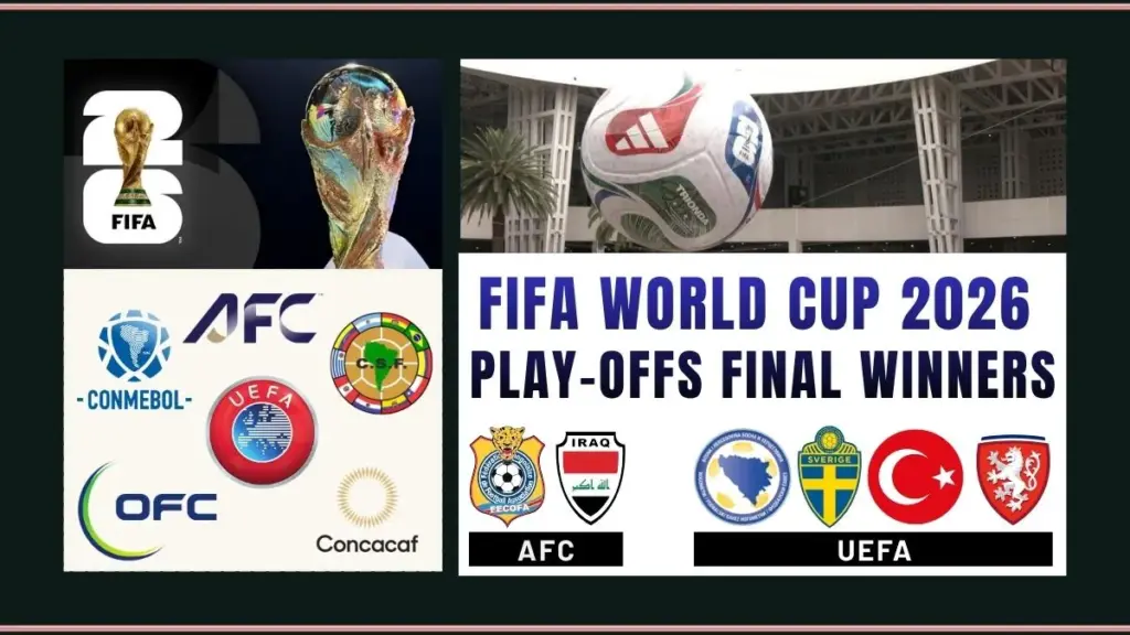 2026 FIFA World Cup Qualified Teams: Full List and Latest Updates After Playoffs 3 2026 World Cup playoffs Final winners - Bosnia, Czech Republic, Sweden, Turkey, DR Congo and Iraq