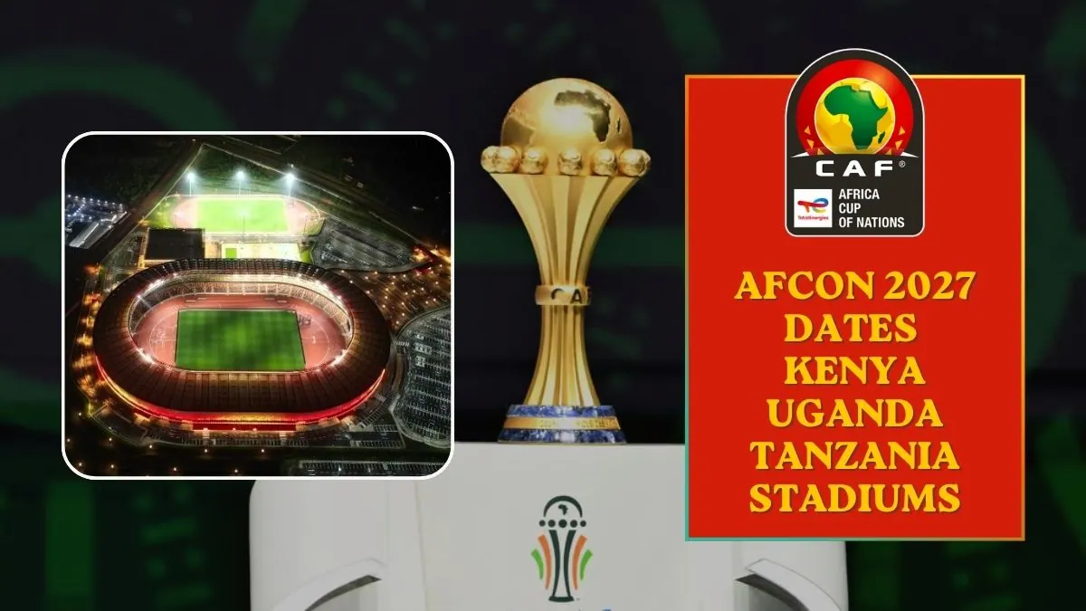 AFCON 2027 Dates Confirmed - Kenya, Uganda & Tanzania To Host